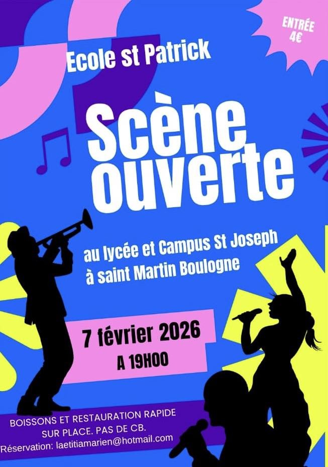Affiche Scène ouverte — 7 février 2026